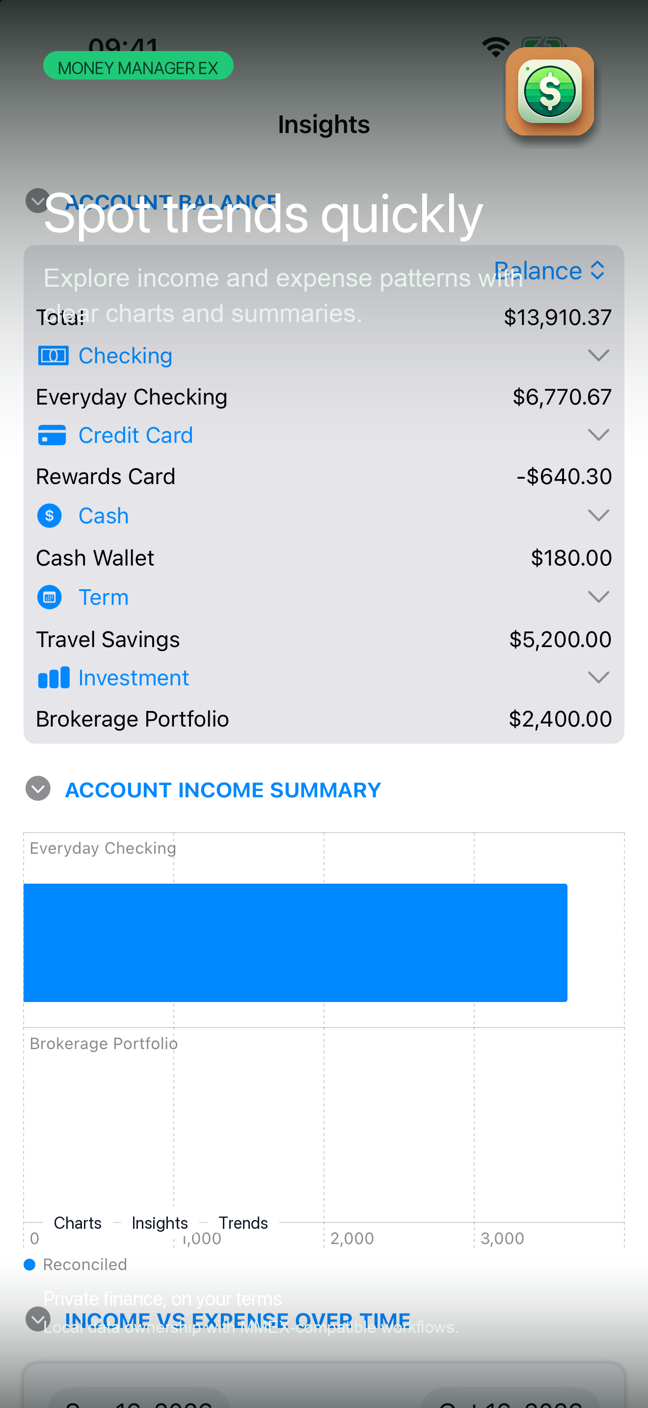 Insights screenshot